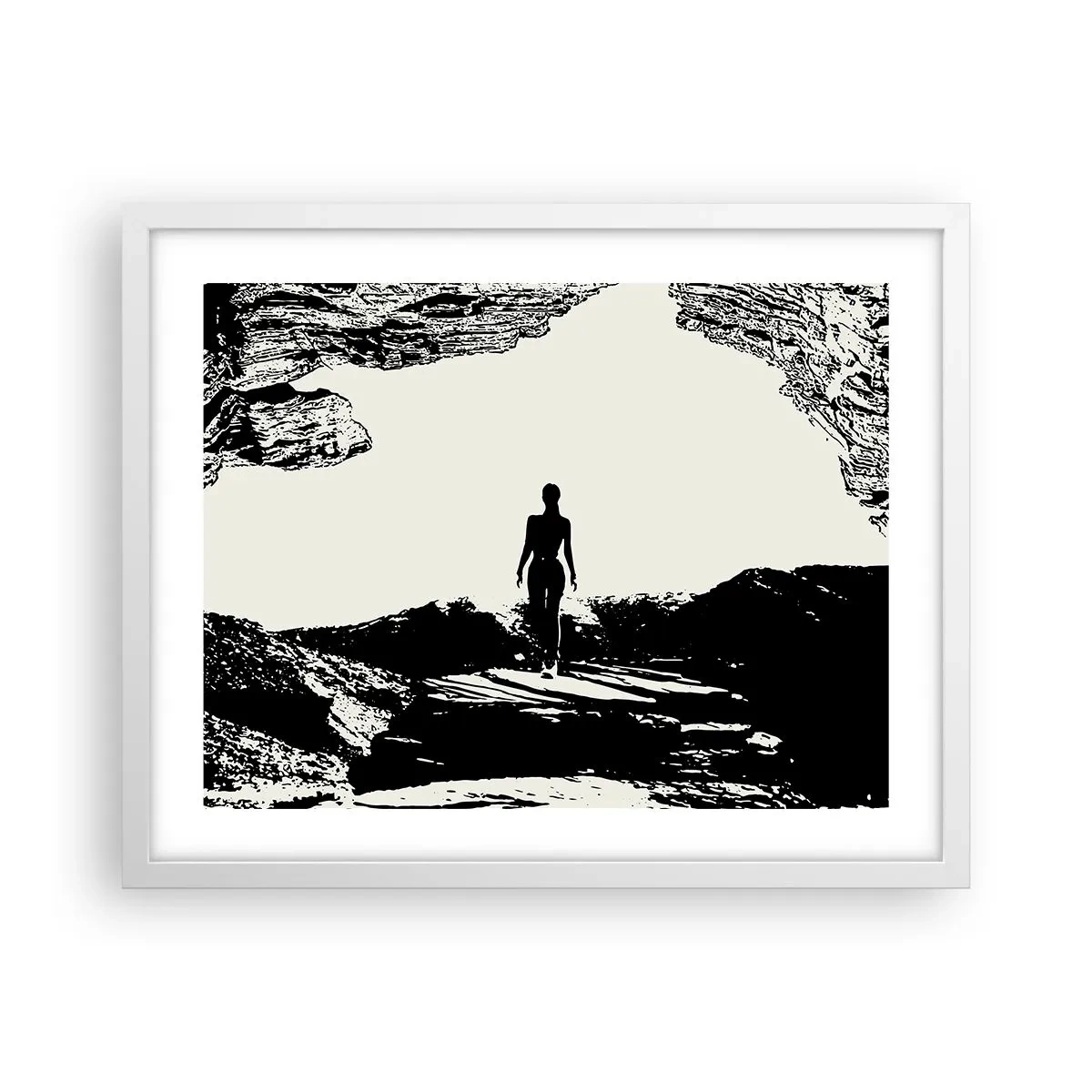 Poster în ramă albă - O nouă înfățișare - 50x40 cm