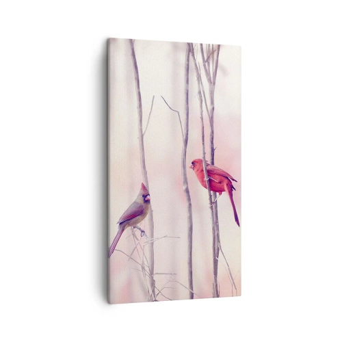 Tablou pe pânză - O poveste din Pădurea Roz - 45x80 cm