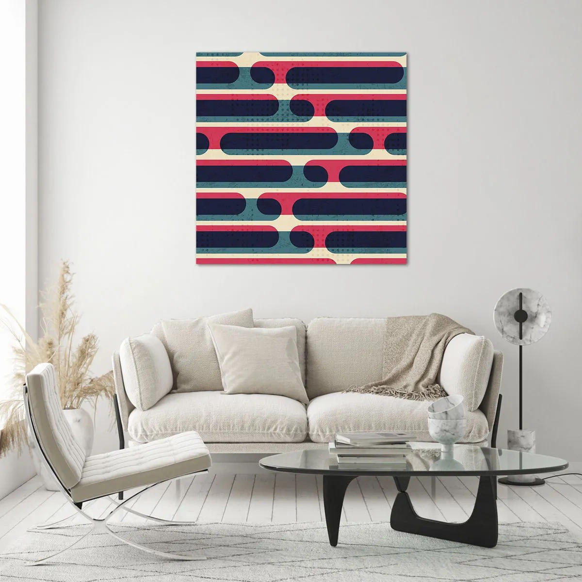 Tablou pe sticlă - Înăuntru și înainte - 40x40 cm