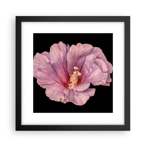 Poster în ramă neagră - Direct la inimă - 30x30 cm