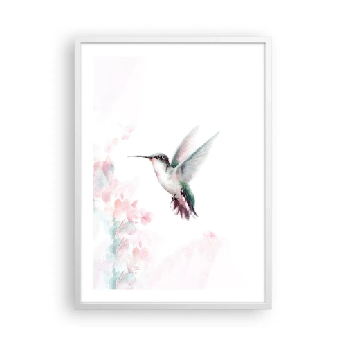 Poster în ramă albă - Oprit în mișcare - 50x70 cm