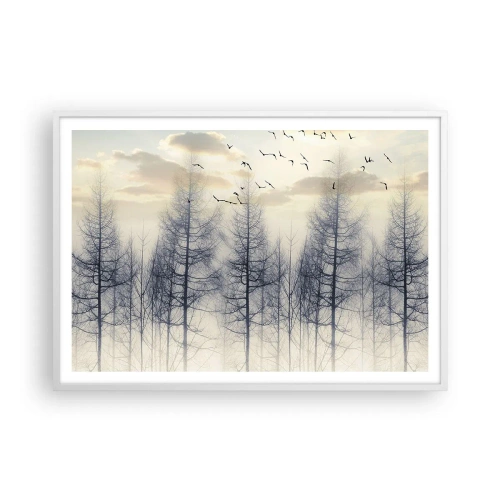 Poster în ramă albă - Spiritele pădurii - 100x70 cm