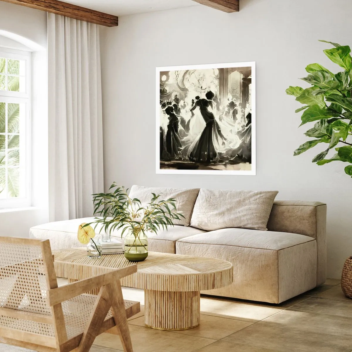 Poster - Marea mascaradă - 60x60 cm