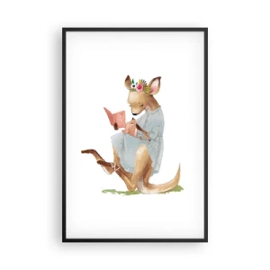 Poster în ramă neagră - Citește-mi, mamă - 61x91 cm