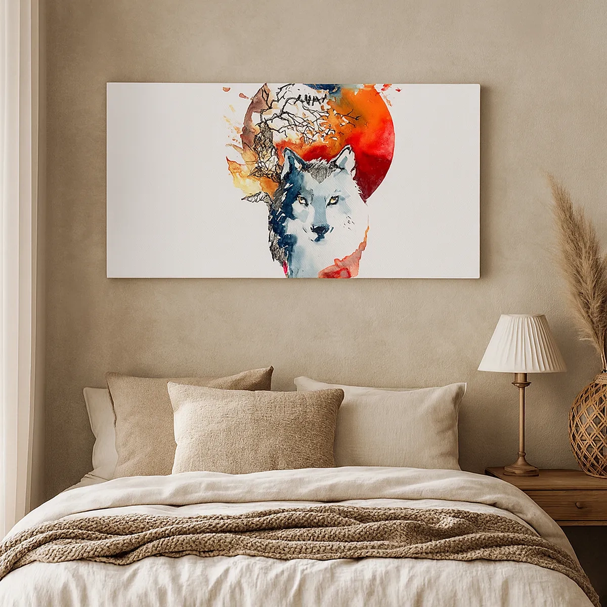 Tablou pe pânză - Bot în bot cu noaptea - 30x30 cm