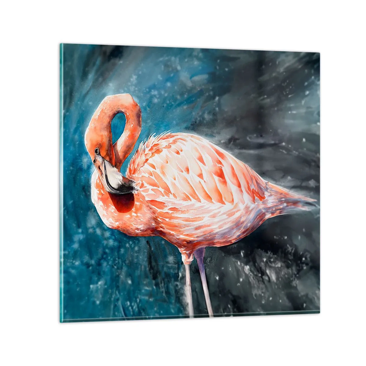 Tablou pe sticlă - Decorativ prin natură - 40x40 cm