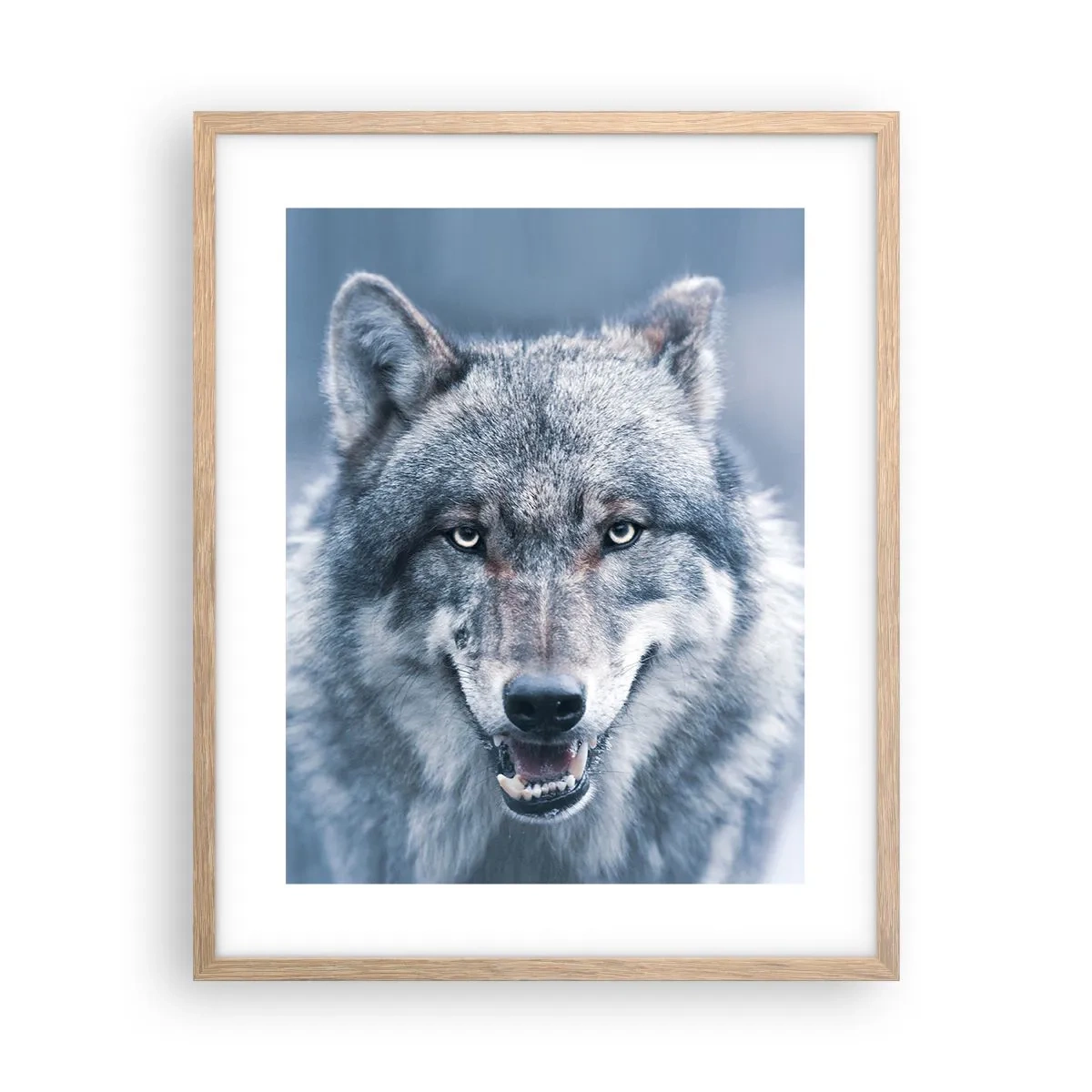 Poster în ramă de stejar deschis - Accepți provocarea? - 40x50 cm