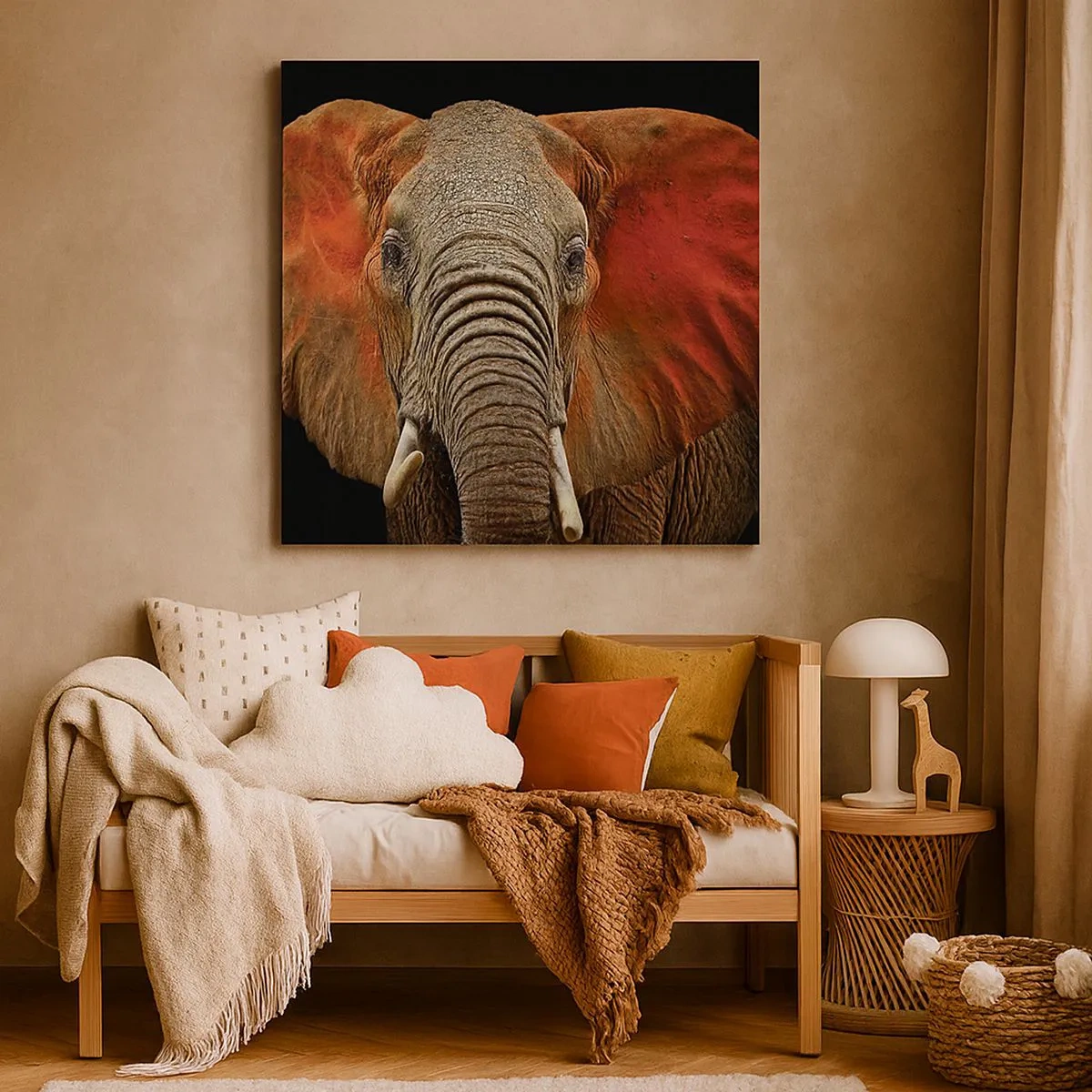 Tablou pe pânză - Sunt sălbatic, și tu? - 30x30 cm