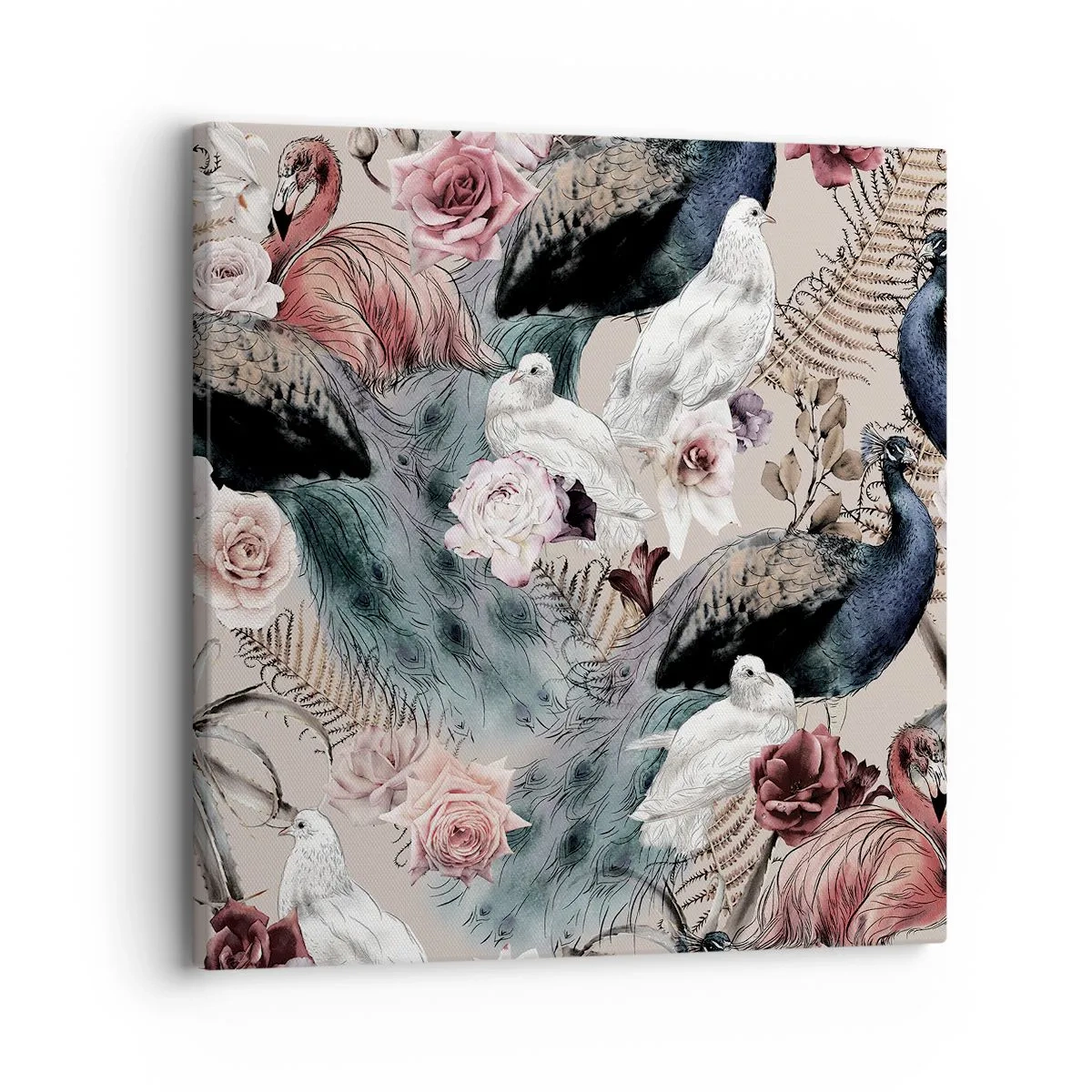 Tablou pe pânză - În grădina palatului - 30x30 cm