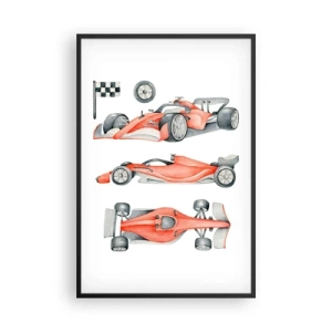 Poster în ramă neagră - Prindeți visul - 61x91 cm