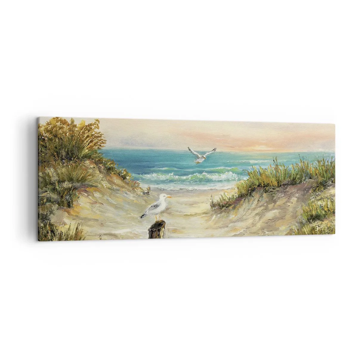 Tablou pe pânză - Retragere fără vânt - 140x50 cm