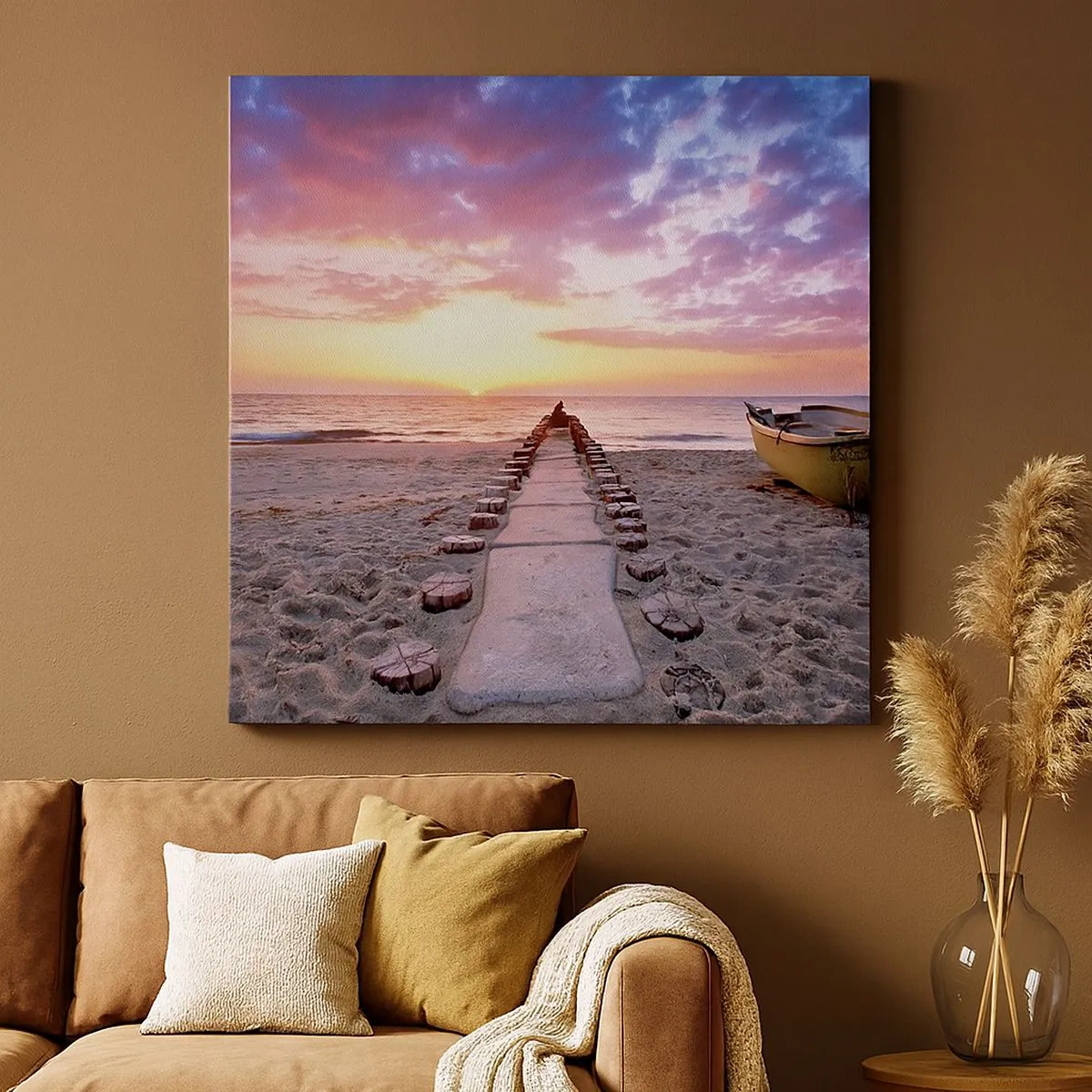 Tablou pe pânză - Un moment de experiență profundă - 30x30 cm