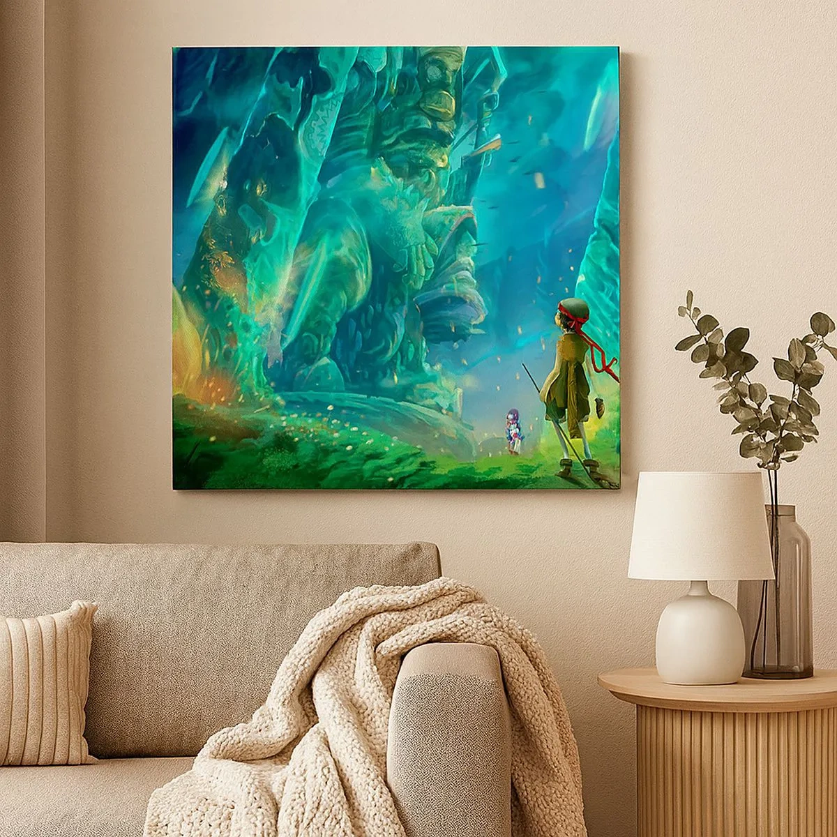 Tablou pe pânză - Din Marea Carte a Basmelor - 30x30 cm