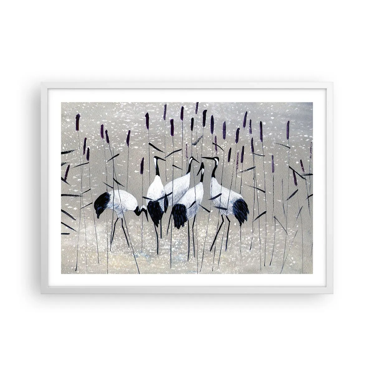 Poster în ramă albă - Printre ai tăi - 70x50 cm