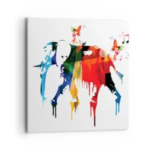 Tablou pe pânză - Toată lumea poate dansa - 70x70 cm