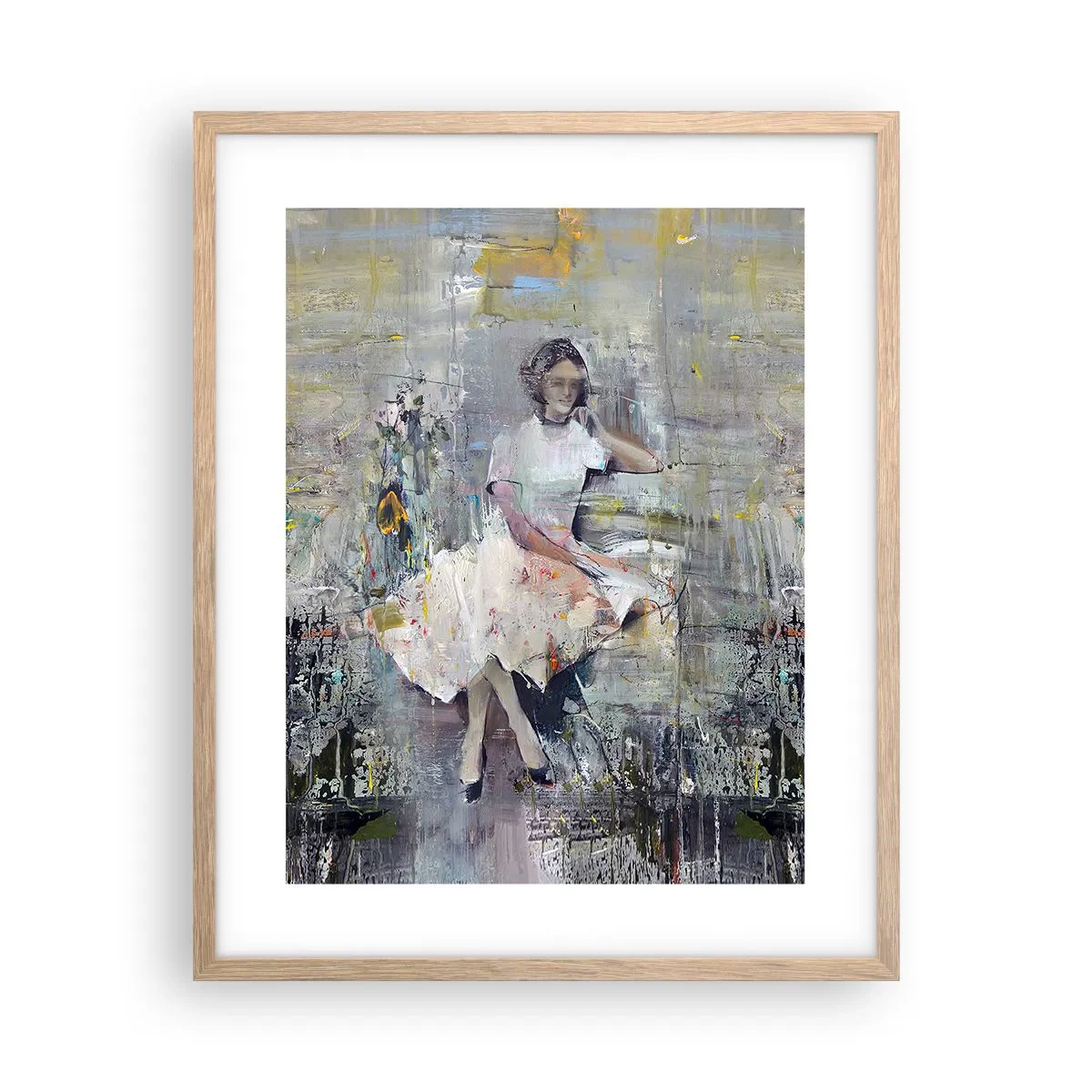 Poster în ramă de stejar deschis - Clasică și modernă - 40x50 cm