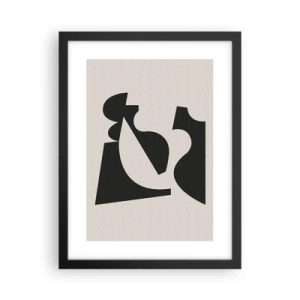 Poster în ramă neagră - Pentru autoasamblare - 30x40 cm