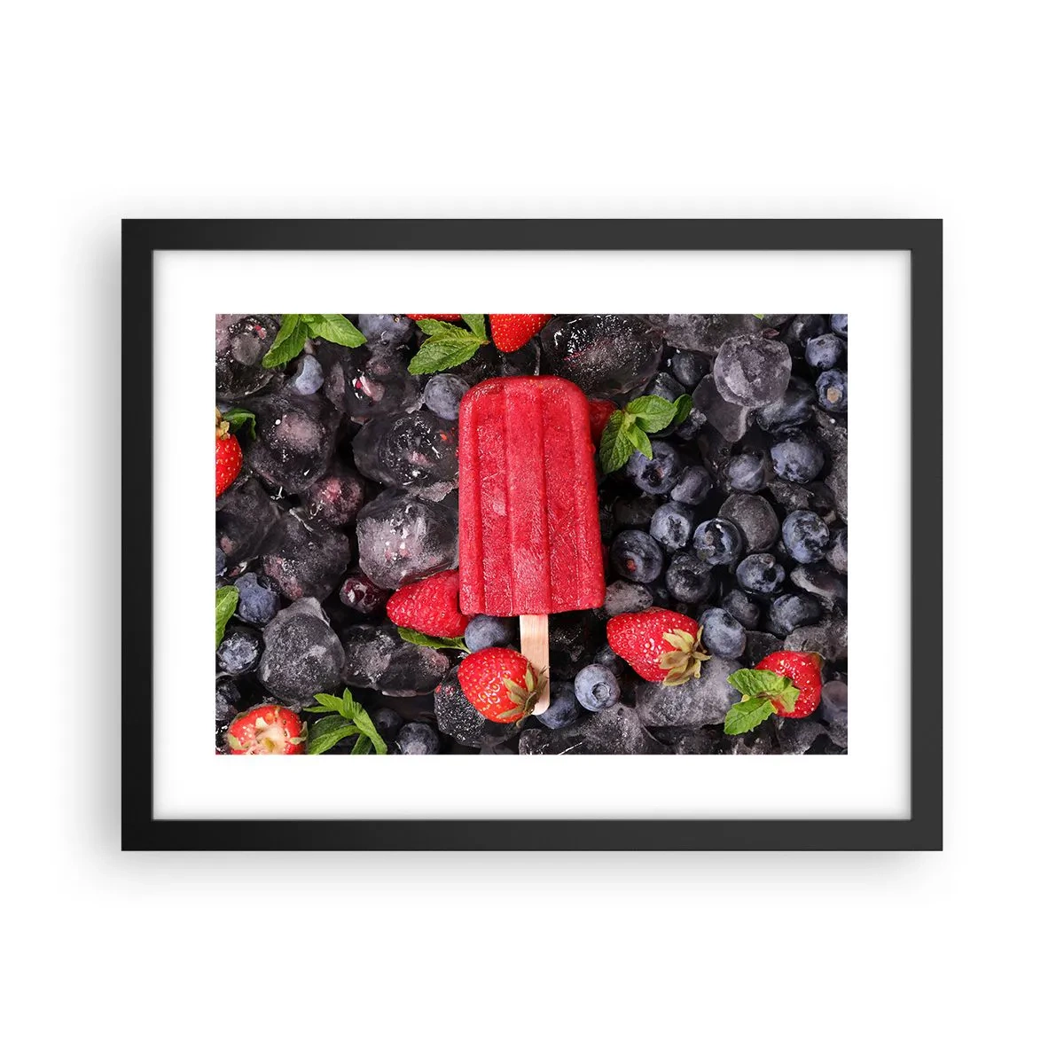 Poster în ramă neagră - Umbra unei veri fierbinți - 40x30 cm