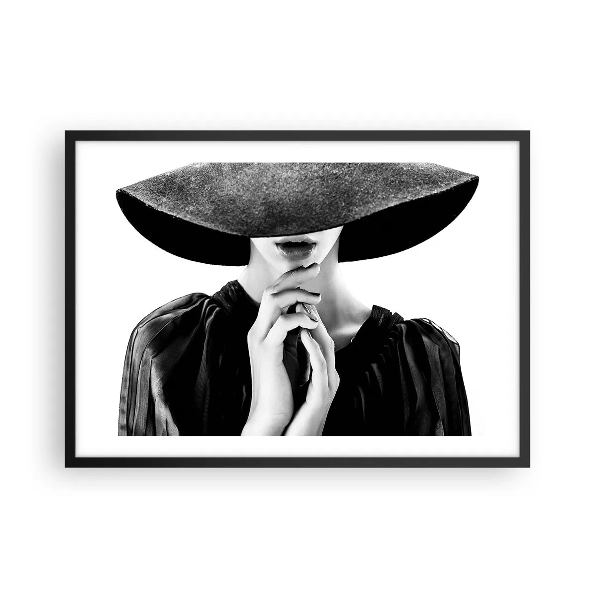 Poster în ramă neagră - Frumusețea ascunsă - 70x50 cm