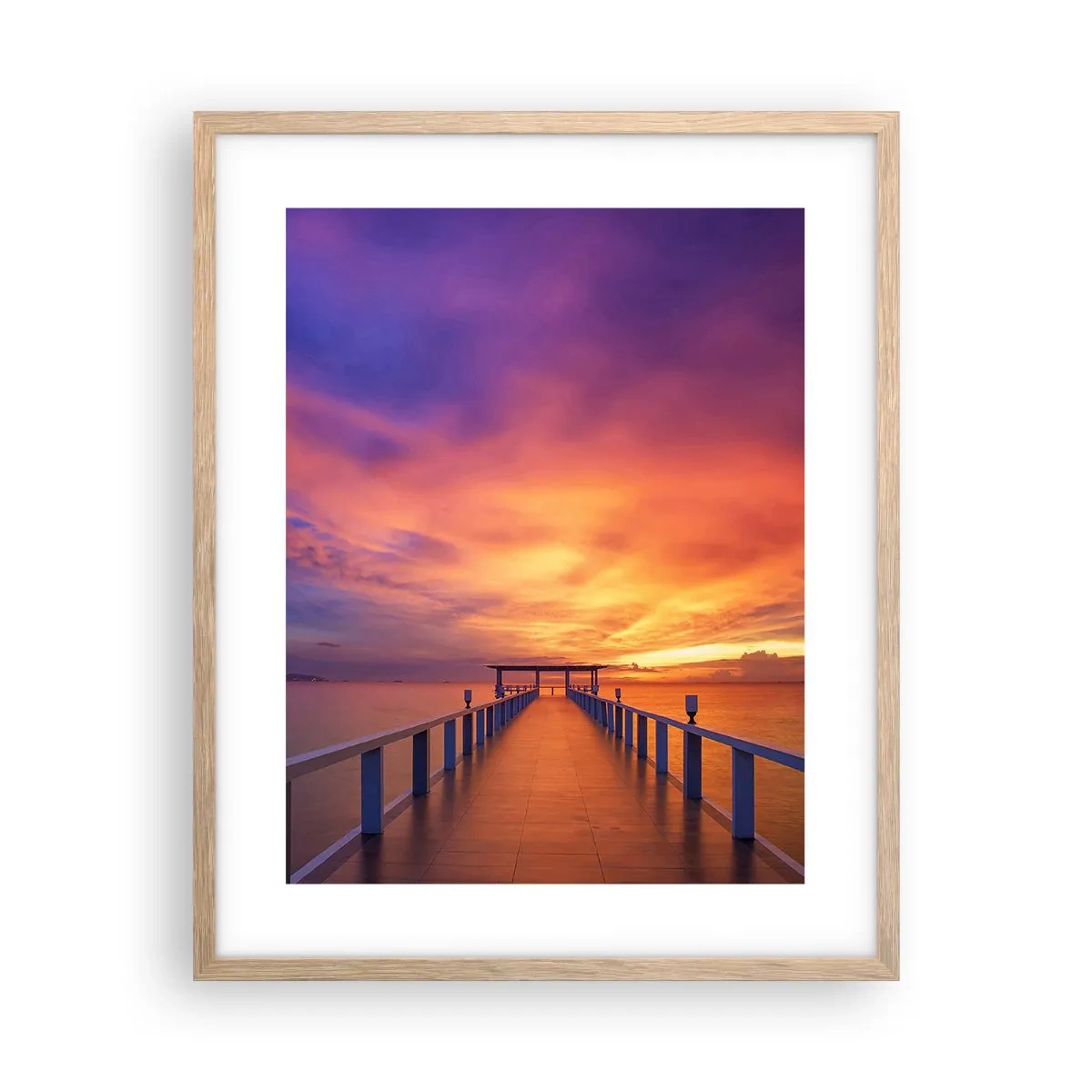 Poster în ramă de stejar deschis - Fără sfârșit - 40x50 cm