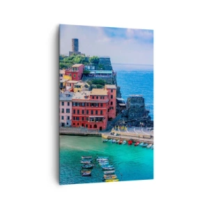 Tablou pe pânză - Orașul mediteraneean magic - 80x120 cm