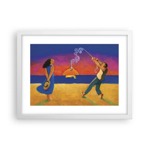 Poster în ramă albă - Mai mult decât o stea din cer - 40x30 cm