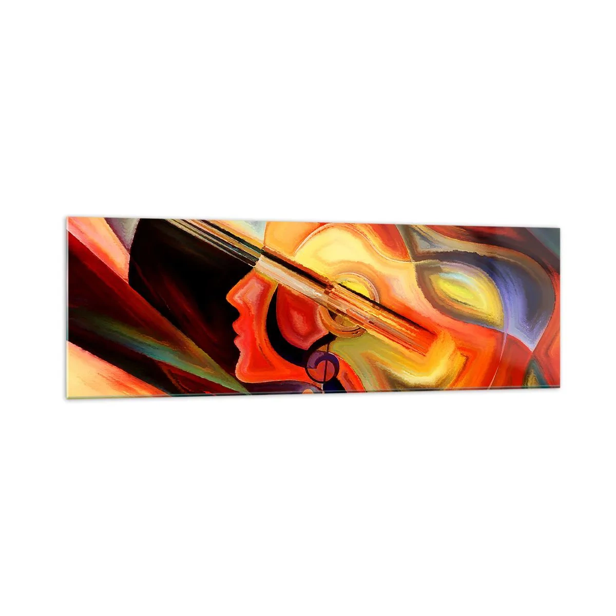 Tablou pe sticlă - Și totul merge bine - 160x50 cm