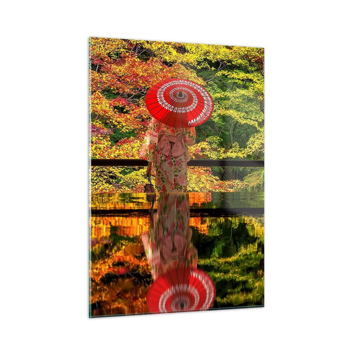 Tablou pe sticlă - În templul naturii - 50x70 cm