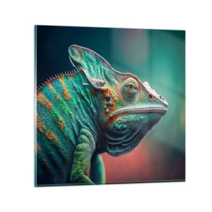 Tablou pe sticlă - Mă poți vedea? Nu e bine... - 30x30 cm