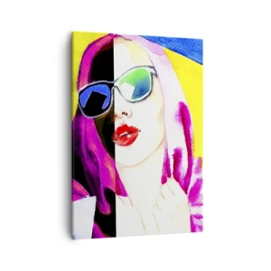 Tablou pe pânză - Nu sunt albă și nu sunt neagră - 50x70 cm