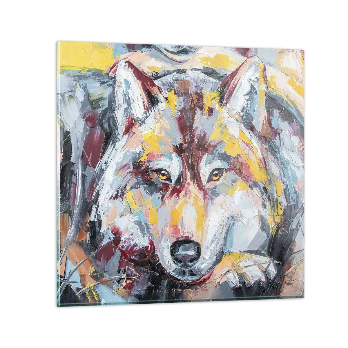Tablou pe sticlă - Pace pentru cel drag - 30x30 cm