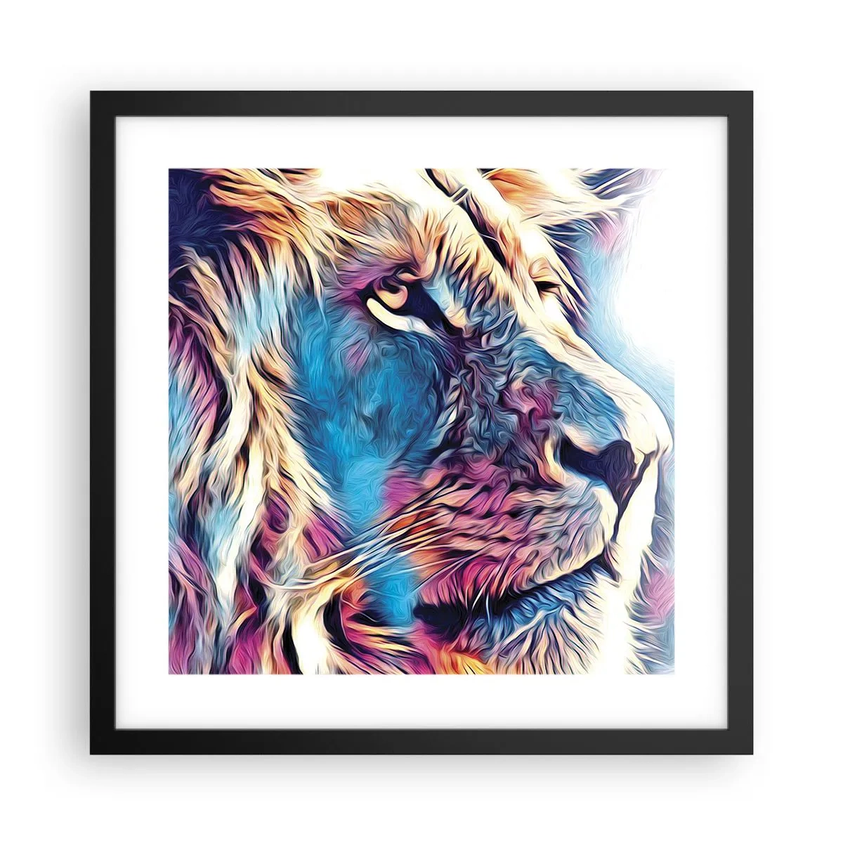 Poster în ramă neagră - Înțelepciunea naturii - 40x40 cm