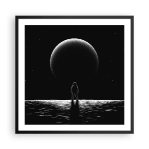 Poster în ramă neagră - Față în față - 60x60 cm
