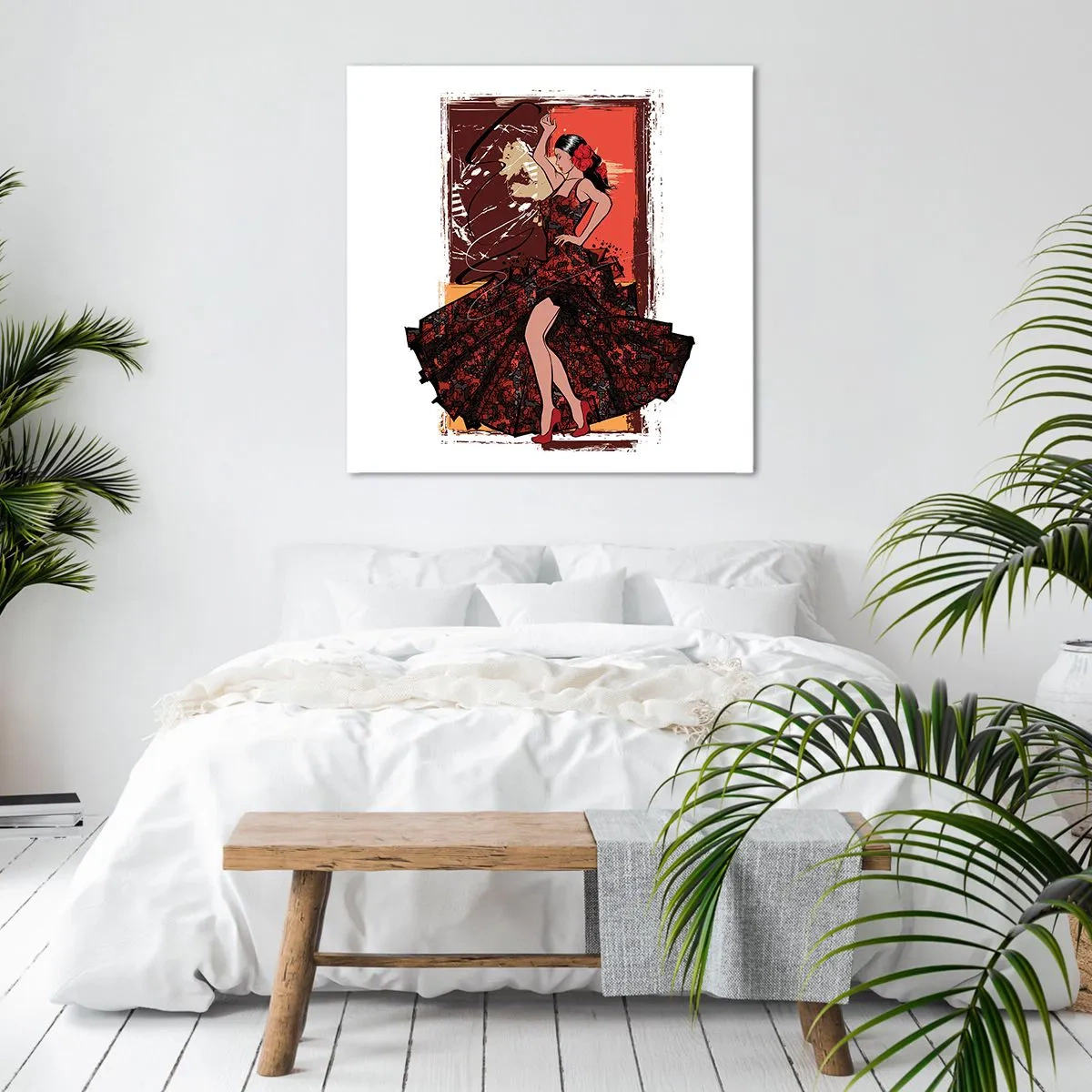 Tablou pe pânză - În ritmul inimii - 60x60 cm