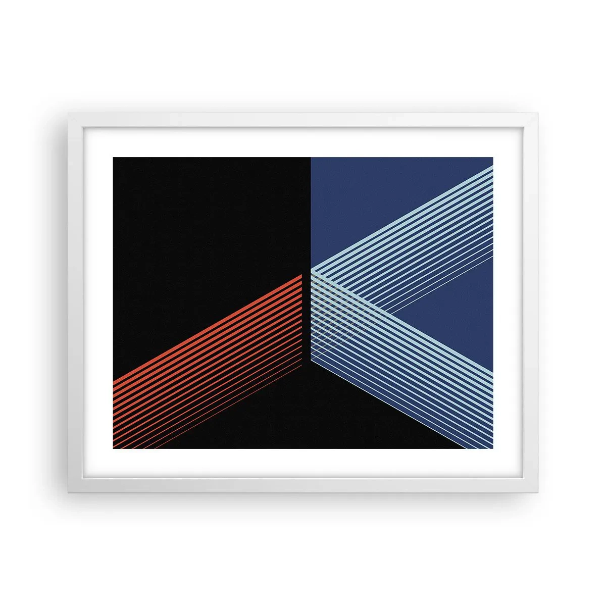 Poster în ramă albă - O poveste simplă - 50x40 cm