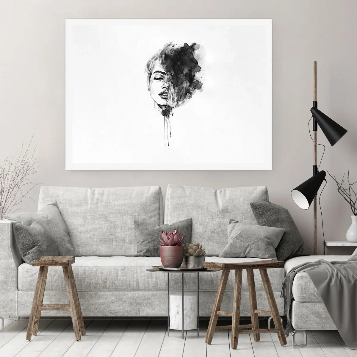 Poster - La ce visează frumoasa - 50x40 cm