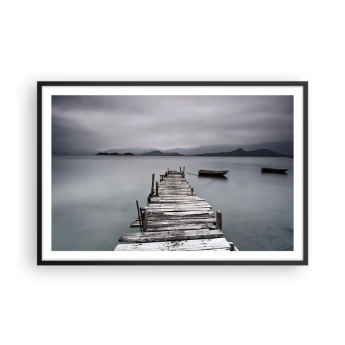 Poster în ramă neagră - Poți pleca mâine - 91x61 cm