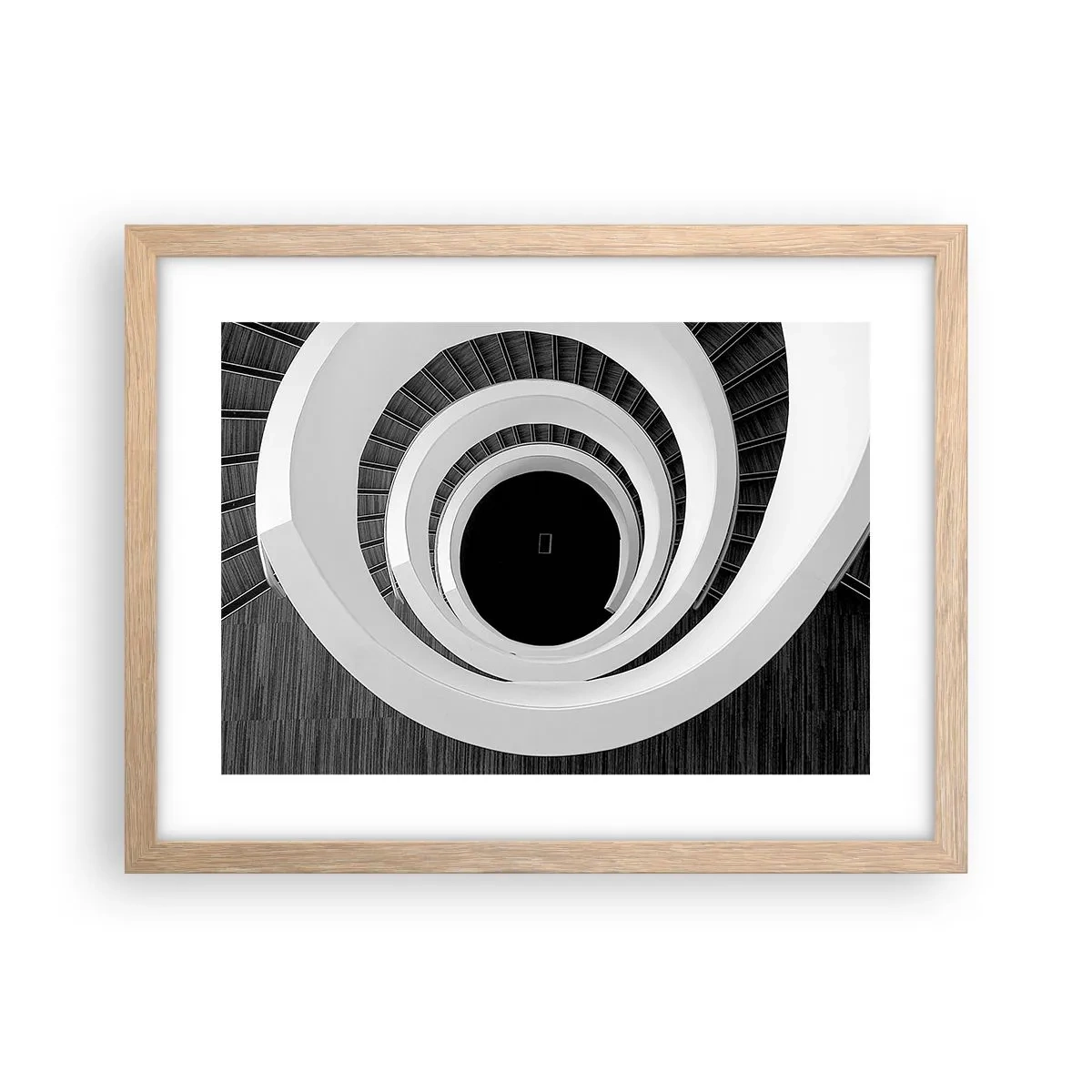 Poster în ramă de stejar deschis - Până la miez - 40x30 cm