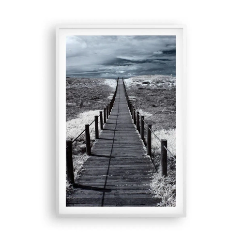 Poster în ramă albă - Spre țărm - 61x91 cm