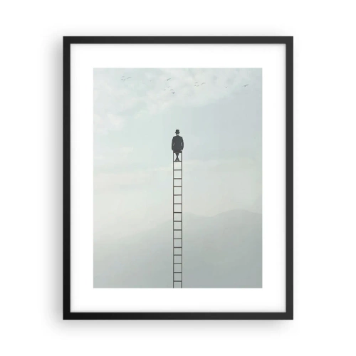 Poster în ramă neagră - Fii deasupra - 40x50 cm