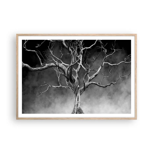 Poster în ramă de stejar deschis - Primare și sacre - 100x70 cm