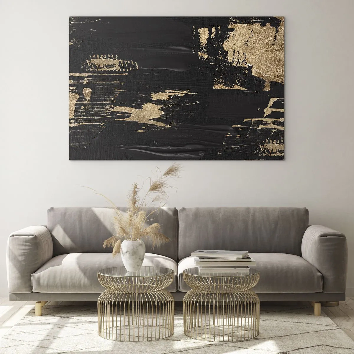 Tablou pe sticlă - O urmă de atingere - 120x80 cm