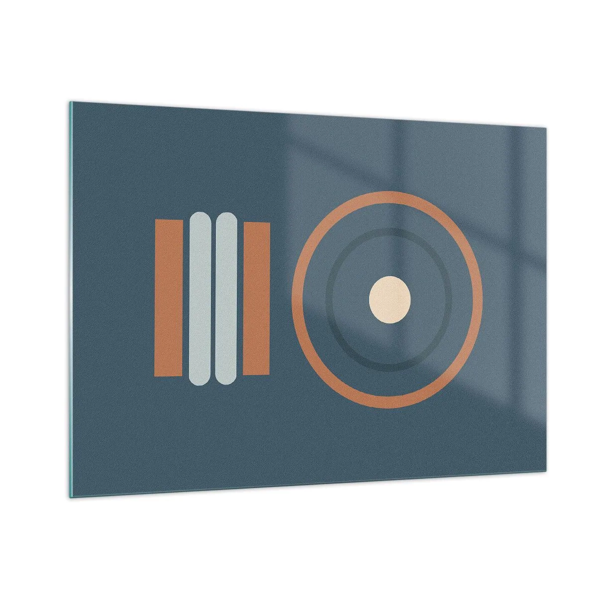 Tablou pe sticlă - Esența problemei - 100x70 cm