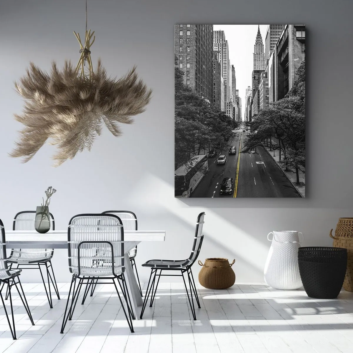 Tablou pe pânză Canvas - New York dimineața - 70x100 cm