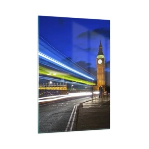 Tablou pe sticlă - Sub ochiul lui Big Ben - 80x120 cm