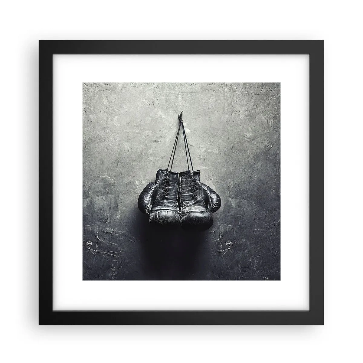 Poster în ramă neagră - Timp de luptă și timp de pace - 30x30 cm