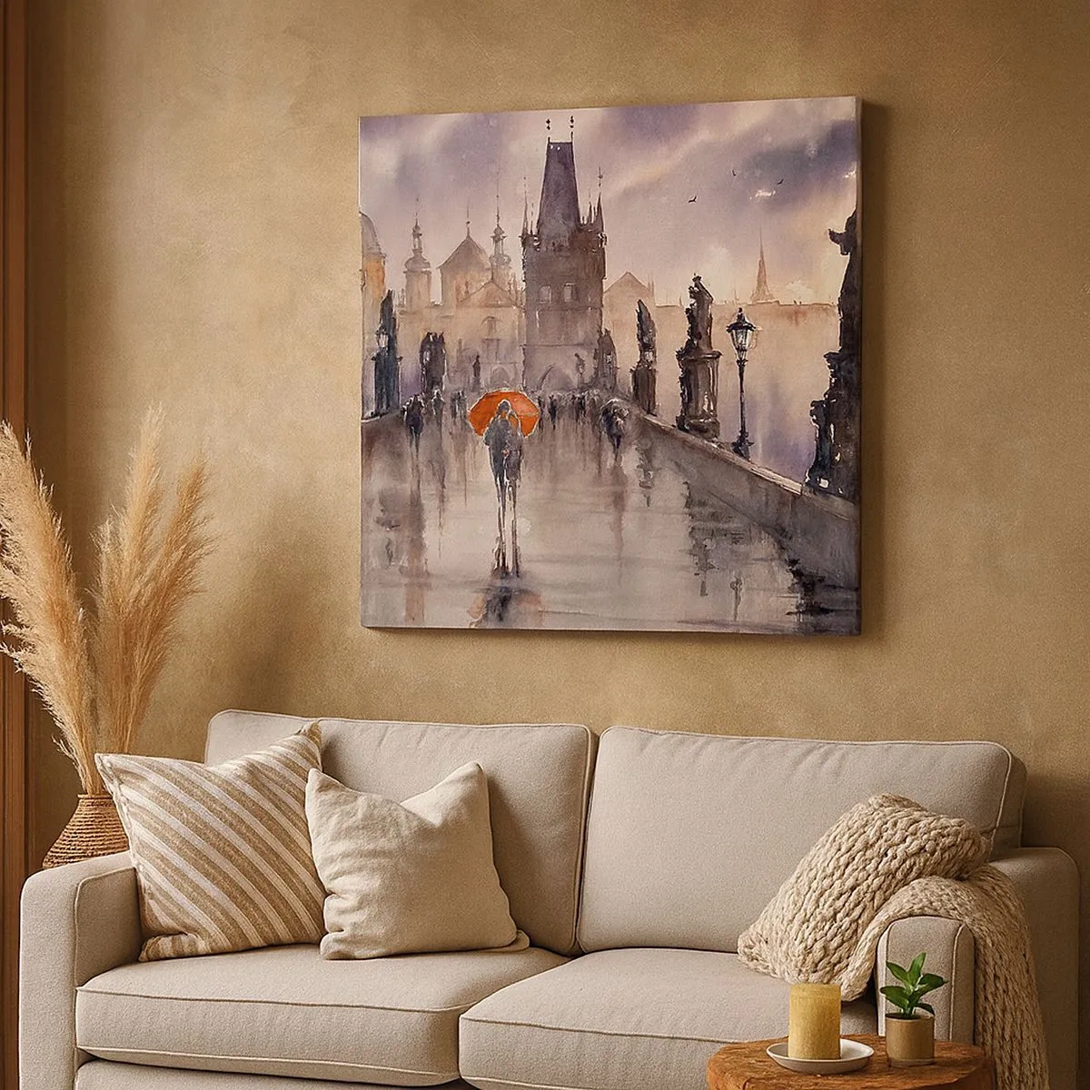 Tablou pe pânză - Oamenii nu se schimbă - 30x30 cm