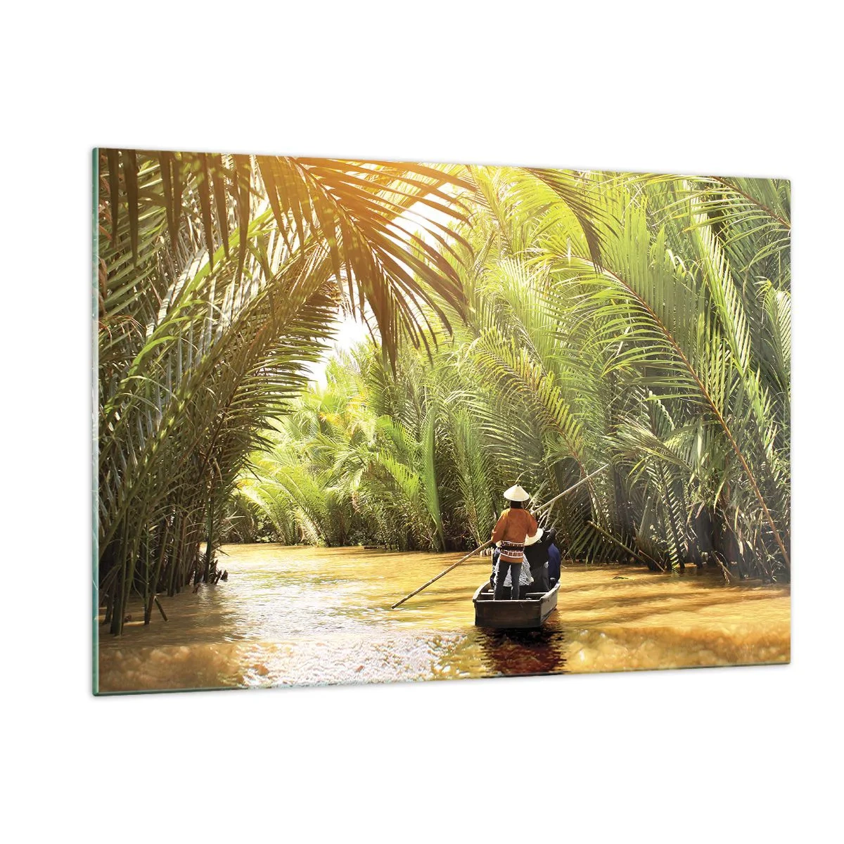 Tablou pe sticlă - Prin cheile din palmieri - 120x80 cm