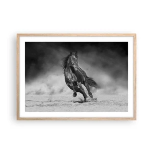 Poster în ramă de stejar deschis - Dorința emirului - 70x50 cm