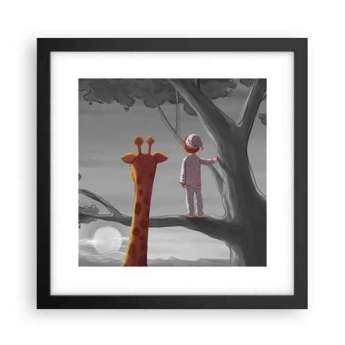 Poster în ramă neagră - Acest lucru se întâmplă cu adevărat - 30x30 cm